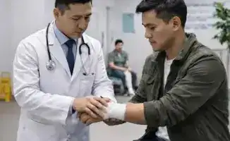 Скользкая ситуация в Астане: травмпункты работают круглосуточно из-за гололеда