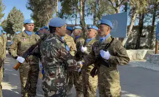 Казахстанские миротворцы на Голанах отмечены медалями ООН за выдающиеся достижения в обеспечении безопасности