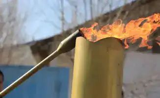 Жители отдаленных сел Сарыагаша рады подключению природного газа