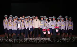 Патриотизм и единство: юбилейный концерт хора полиции в Усть-Каменогорске