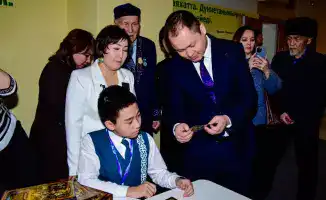 Новая школа на 900 мест открылась в Рудном