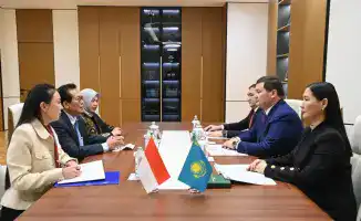 Аким Нурлыбек Налибаев обсудил с послом Индонезии инвестиционные проекты в Казахстане