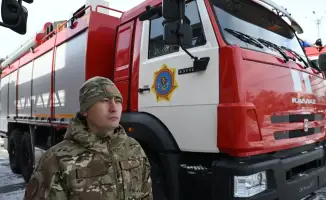 Ключи от новой спецтехники спасателям в Талдыкоргане