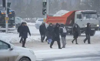 Дождь и метель в Астане: погода 5 февраля с сильным дождем и снегом при 0 градусах