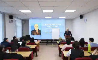 Гостевая лекция Айдаркана Скакова для магистрантов Академии правосудия вопросы уголовной политики Казахстана