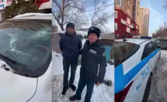 Скандал на парковке для инвалидов в Астане: мужчина повредил авто и привлек внимание полиции