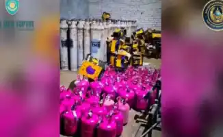 В Казахстане пресечен международный оборот сильнодействующих веществ: изъяты две цистерны и более 1000 баллонов газа