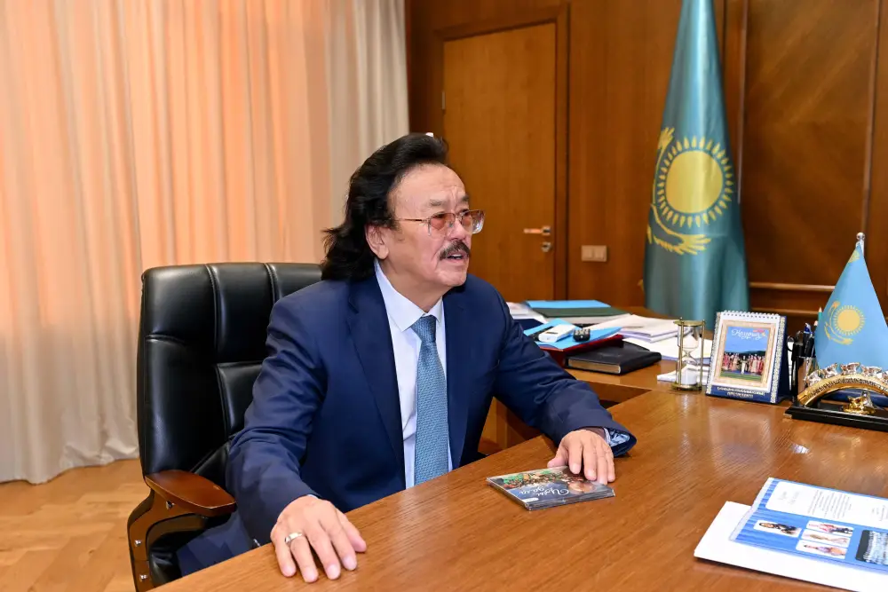 Встреча акима области с Секеном Турысбековым обсуждение культуры и праздника Наурыз Астане
