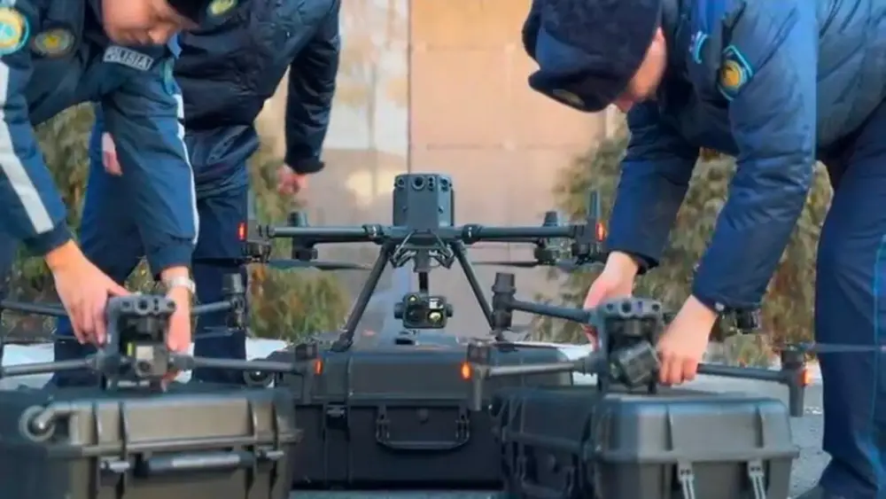 Дроны полиции над Жетысу: новые технологии для обеспечения безопасности Астане