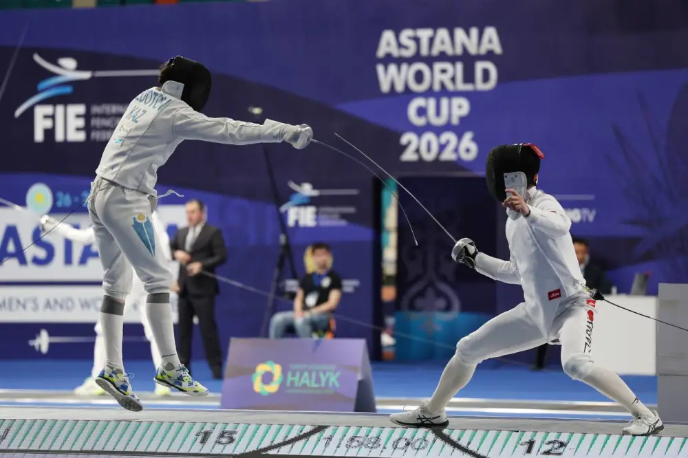 Мужская сборная Казахстана по фехтованию завершила Кубок мира в ТОП-5 (2)