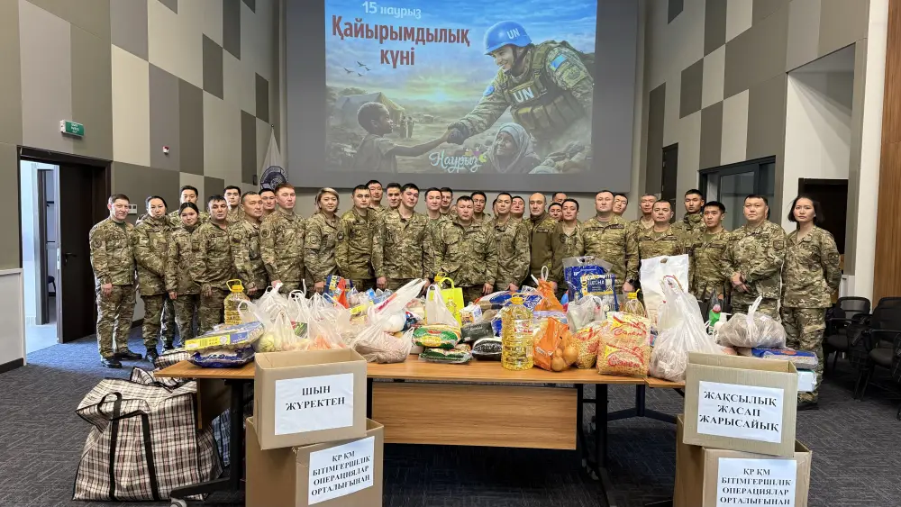 Наурызнама: военнослужащие Вооруженных сил поддержали благотворительную инициативу (5)