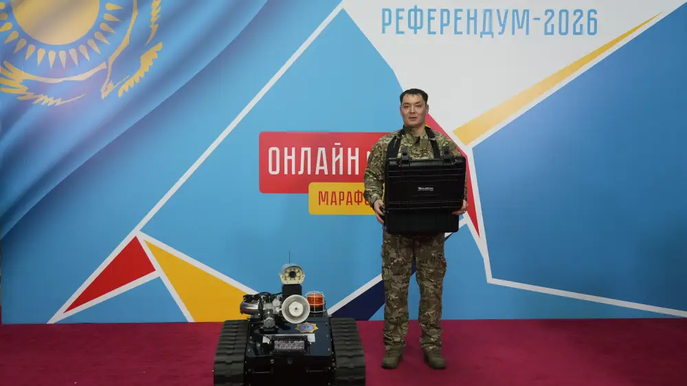 Робот-пожарный: спасатель, который не боится огня! Астане