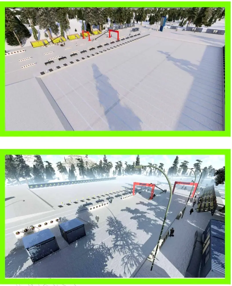 Строительство лыжероллерной трассы и трамплина в Риддере Астане