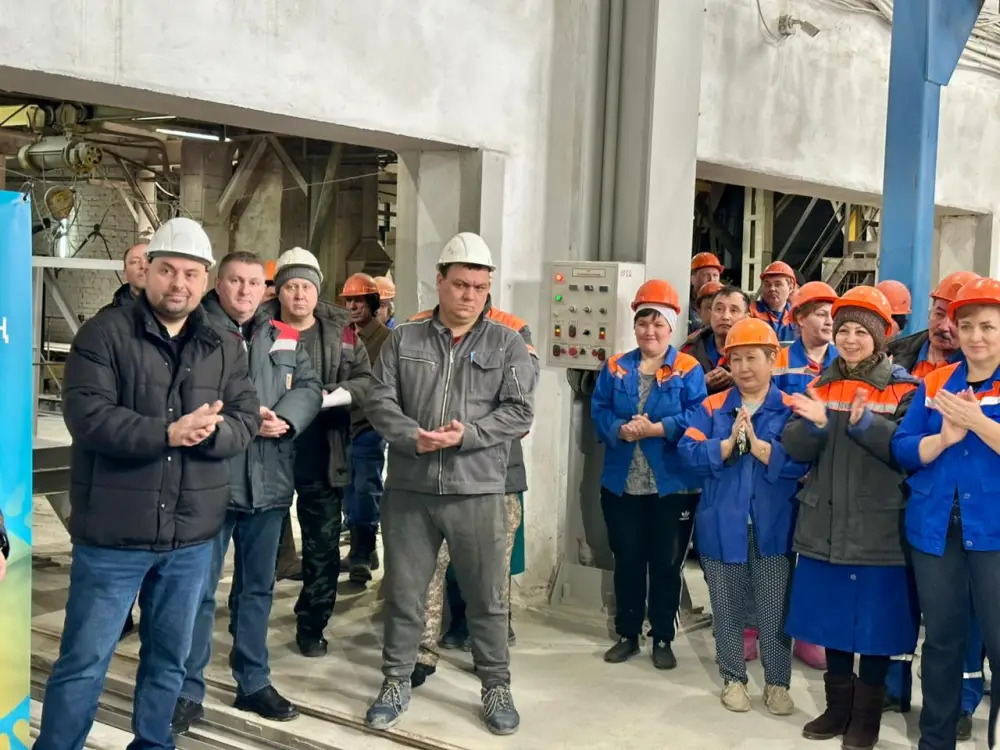 Семей: встреча с трудовым коллективом «Силикат» Астане