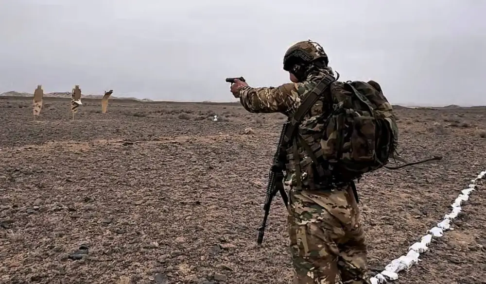 В учебном центре «Коктал» проходят сборы подразделений Десантно-штурмовых войск Астане