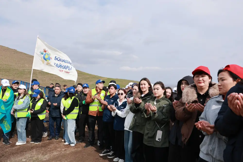 Экоакция «Мөлдір бұлақ»: родники очищают жители Жамбылской области (6)