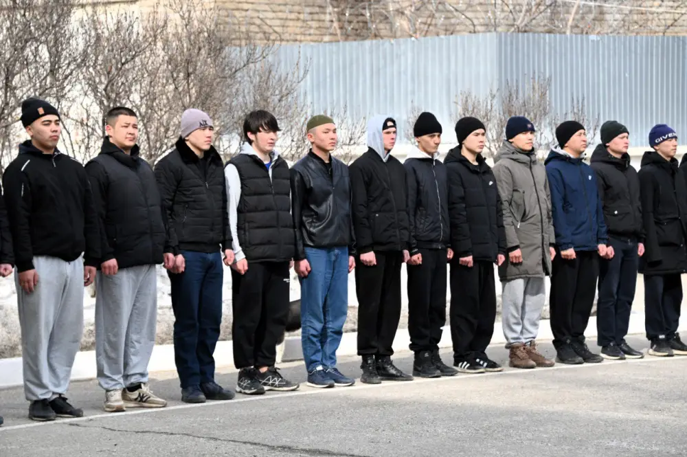 68 актюбинцев отправились на службу в рамках весенней призывной кампании Астане