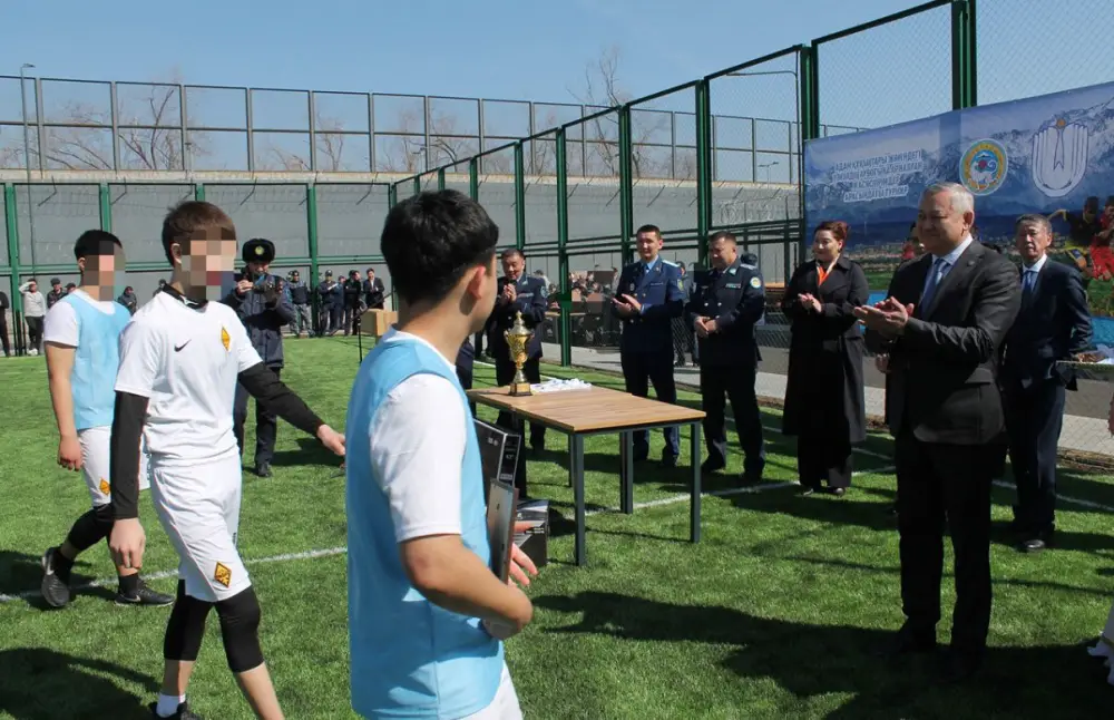 Турнир по мини-футболу в учреждении для несовершеннолетних осуждённых: участие команд осуждённых и детско-юношеских клубов Астане