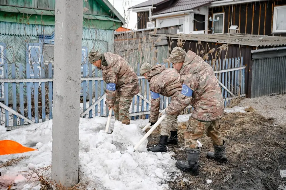 В городе начали борьбу с паводками Астане