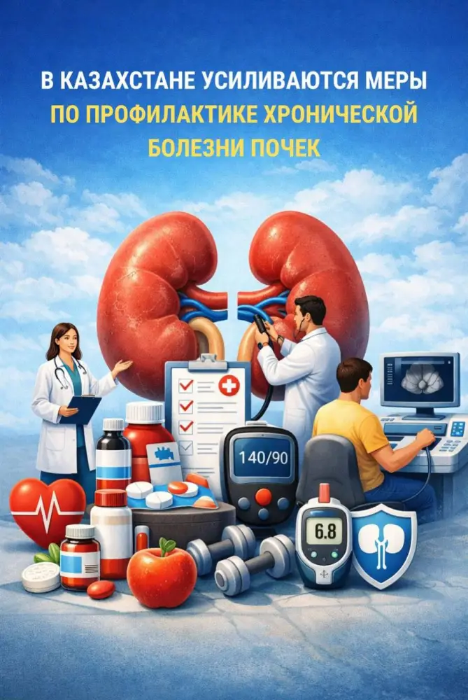 День нефролога в Казахстане: акцент на профилактику хронической болезни почек Астане