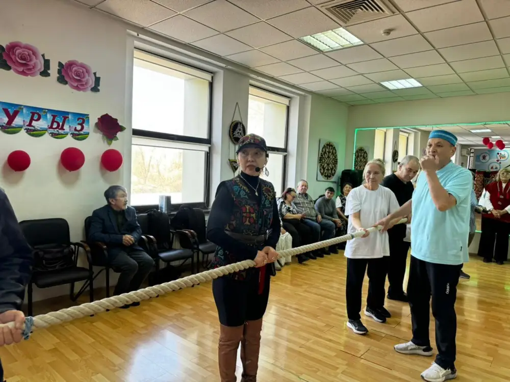 International Tug-of-War Competition Among Seniors Held in Astana Астане