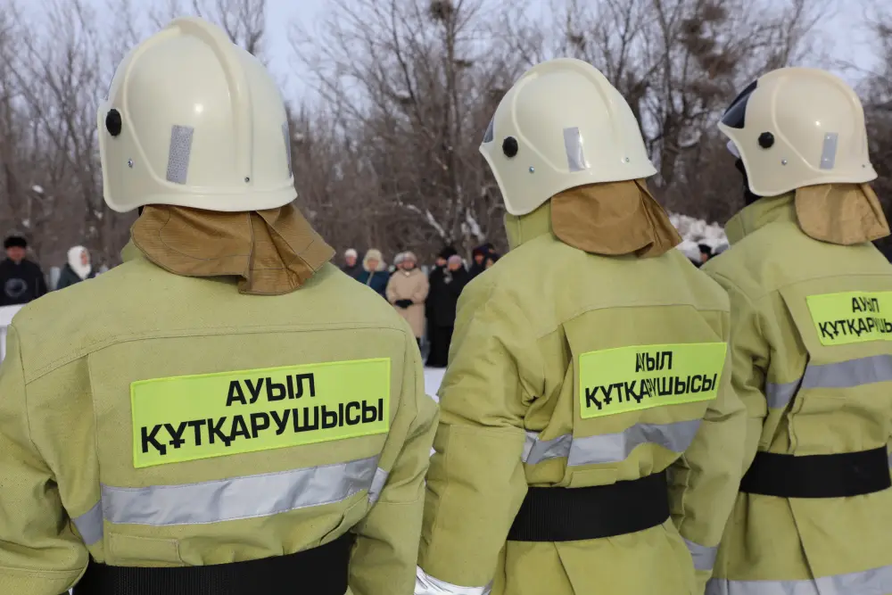 Единая эмблема добровольных пожарных: как в Казахстане выстраивают систему защиты сёл (3)