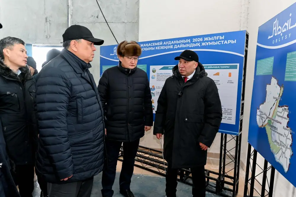 Вице-премьер Канат Бозумбаев ознакомился с ходом противопаводковых мероприятий в области Абай (9)