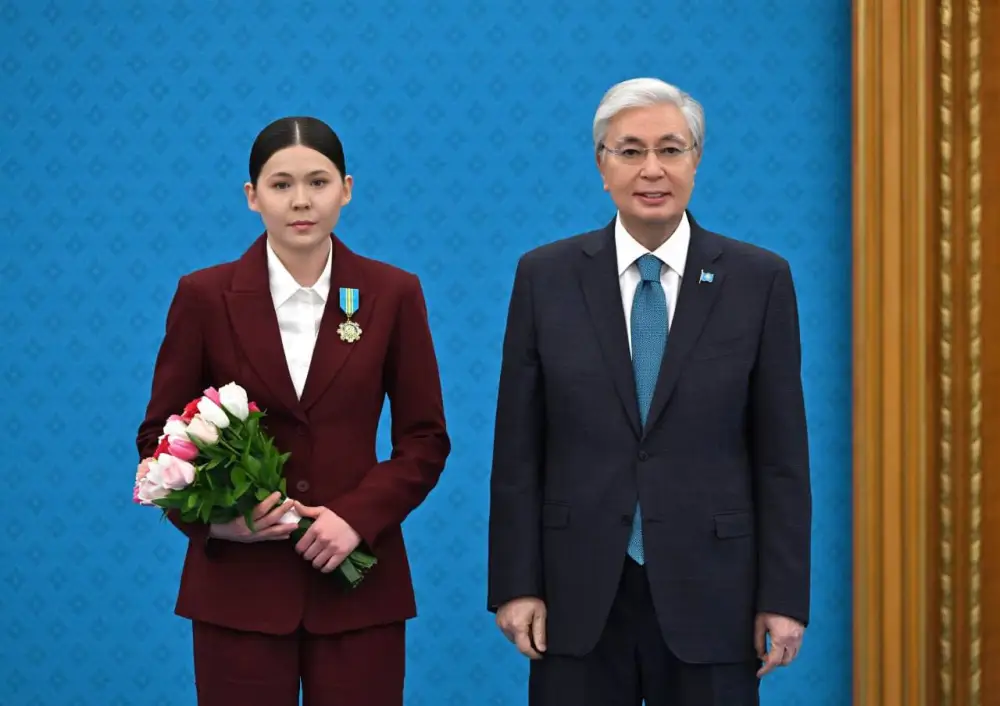 Кристина Шумекова награждена орденом «Парасат» Астане