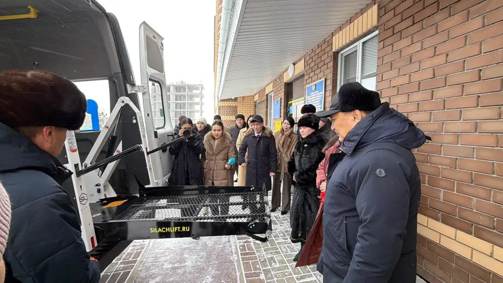 Новый автомобиль для детского сада «Аяла» в Кокшетау: шаг к инклюзивному образованию Астане