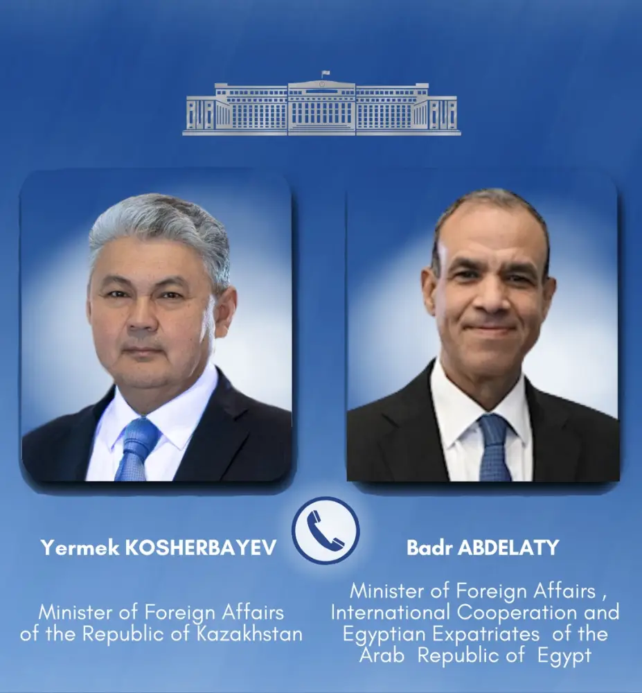 Министры иностранных дел Казахстана и Египта обсудили ситуацию в регионе Астане