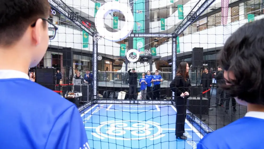 Digital Nauryz: турнир по дрон-футболу среди школьников провели в Астане Астане