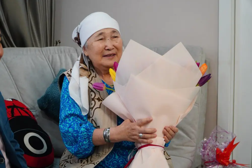 Поздравления с 8 Марта получили ветераны г. Кокшетау Астане