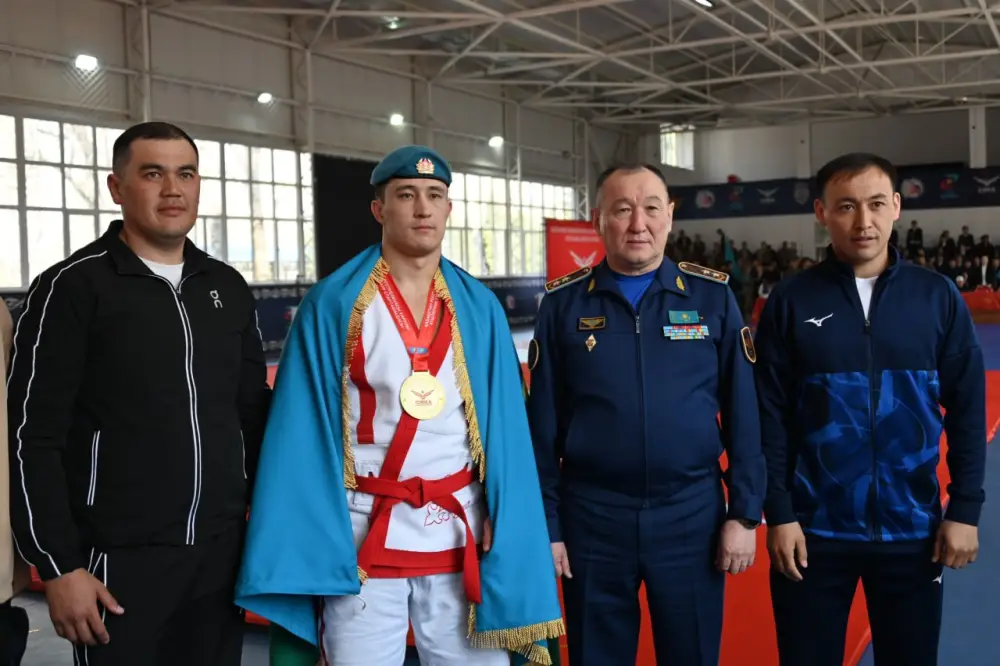 Определены победители чемпионата по қазақ күресі среди силовых ведомств Казахстана (5)