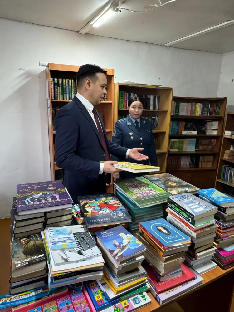 Библиотеки женских исправительных учреждений и колоний для несовершеннолетних пополнятся новыми книгами Астане