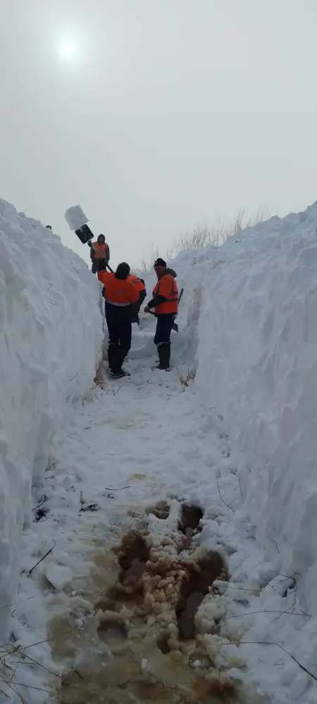 Готовность железнодорожной инфраструктуры к паводкам проверена в Акмолинской области (5)