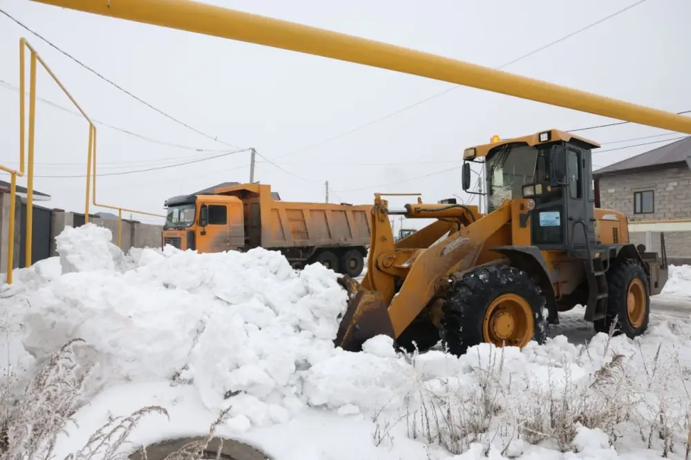 Акмолинская область: снеговая битва за безопасность продолжается круглосуточно Астане