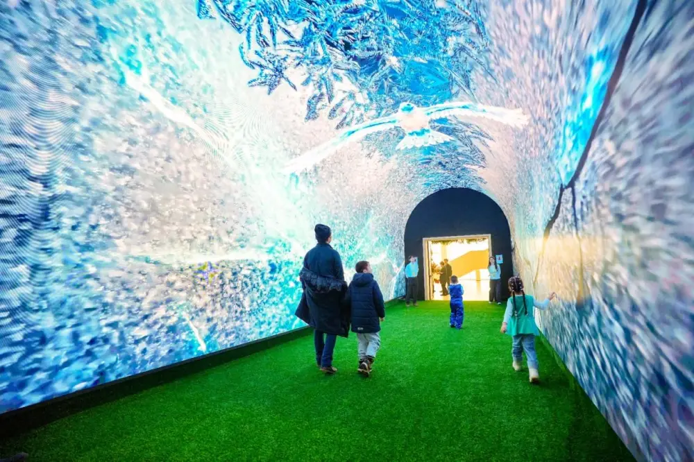 12-метровый LED-туннель заработал в Астане (2)