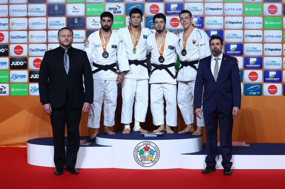 Kazakhstan Judo Team Shines at Austria Grand Prix with Gold and Bronze Medals Астане