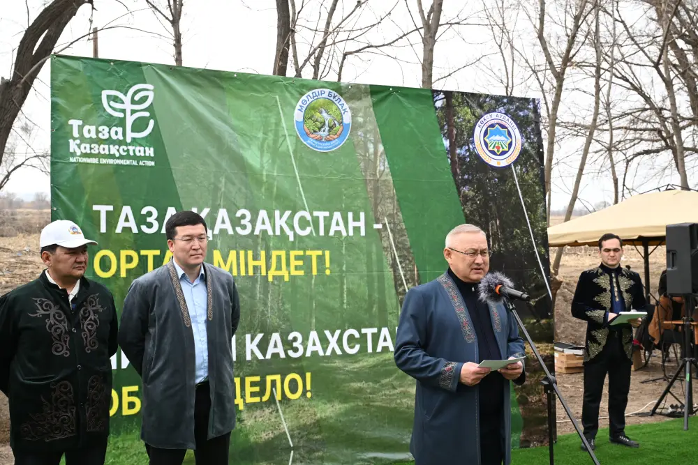 Экологическая акция в Жетісу: очищены восемь родников Астане