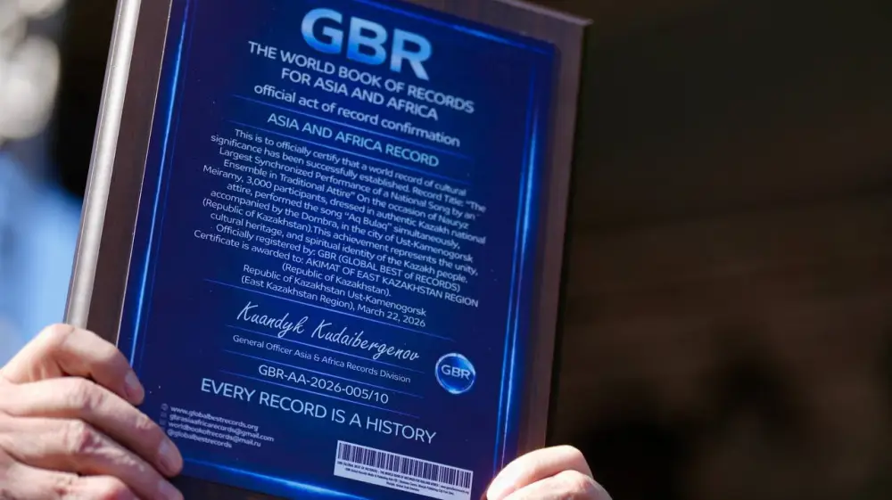 Более 5000 домбристов из ВКО установив мировой рекорд, исполнив песню «Акбулак» (6)