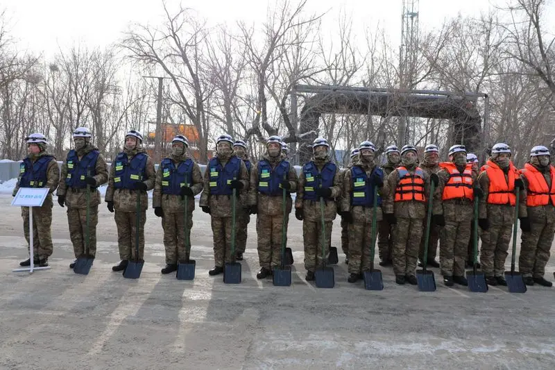 Көктем-2026: в Карагандинской области спасатели отработали алгоритм действий на случай паводка (7)