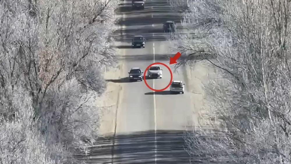 Использование дронов полицией Алматинской области для выявления нарушений ПДД Астане