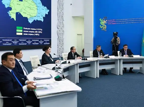 Порядка 15 млрд м³ составляет свободная емкость для приема паводковых вод в водохранилищах Казахстана Астане