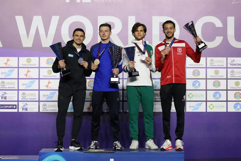 Серебро Руслана Курбанова на Кубке мира в Казахстане: новый шаг к международному признанию для отечественного фехтования Астане