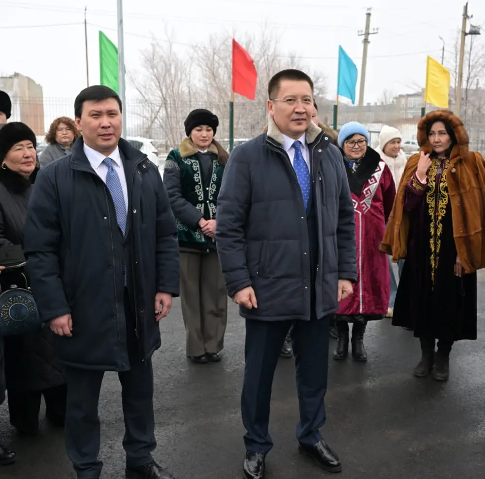 Аким области Асаин Байханов с рабочим визитом посетил Майский район (9)