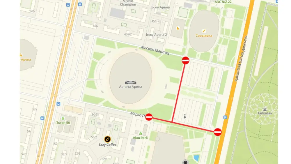 Ограничение движения в Астане во время международного празднования Наурыз мейрамы Астане