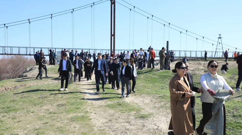 Чистая река — чистая совесть: субботник в Арыси! Астане