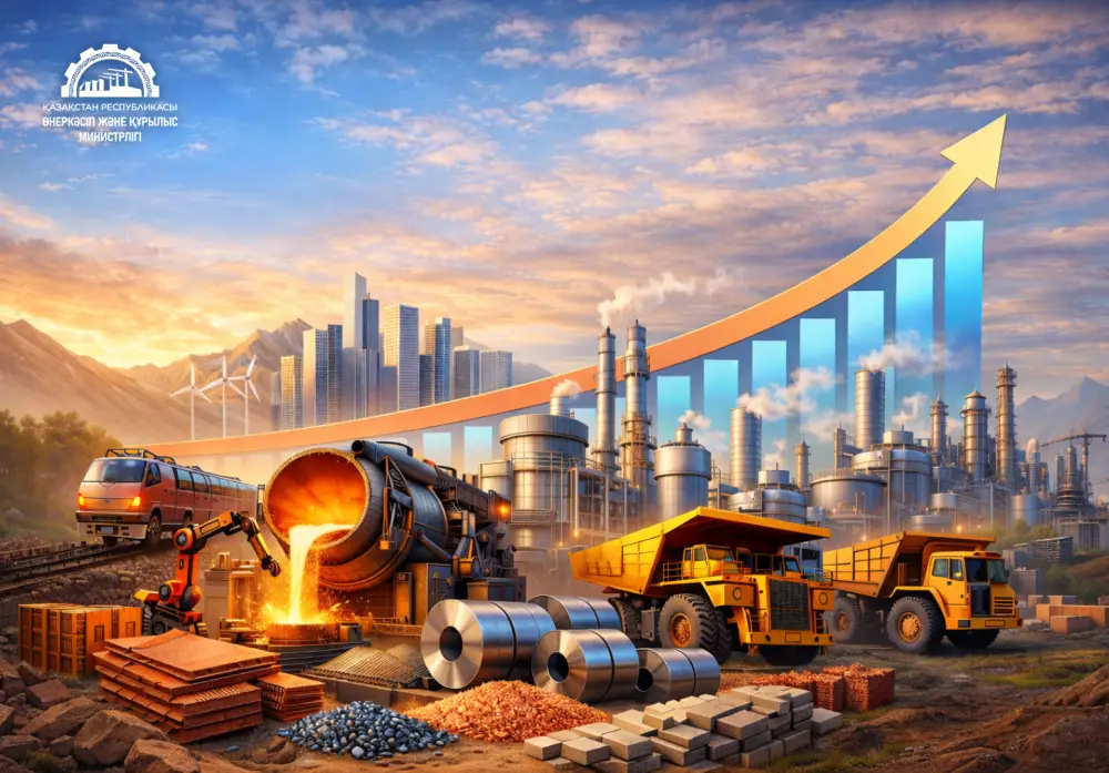 Рост обрабатывающей промышленности в Казахстане способствует снижению зависимости от сырьевого сектора Астане