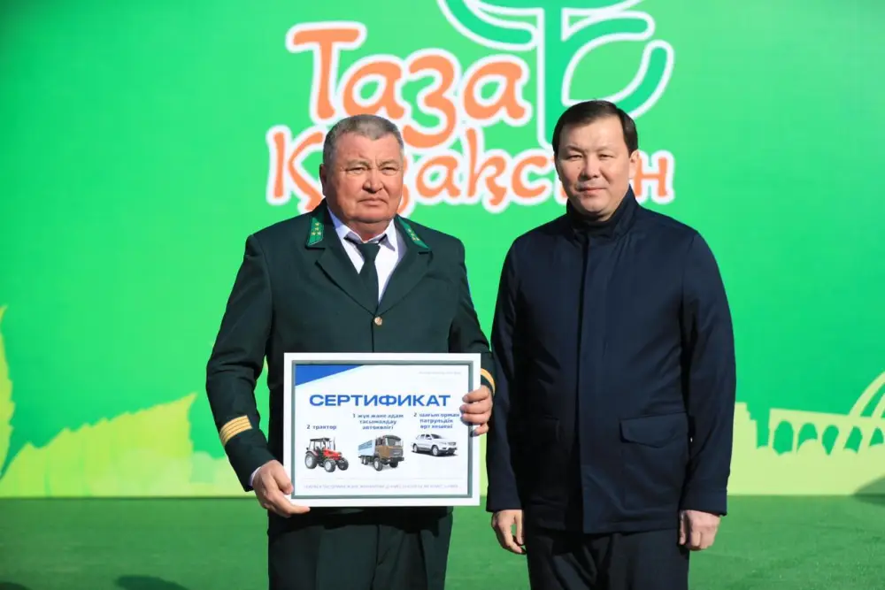 Лесным хозяйствам Актюбинской области передана новая техника (8)