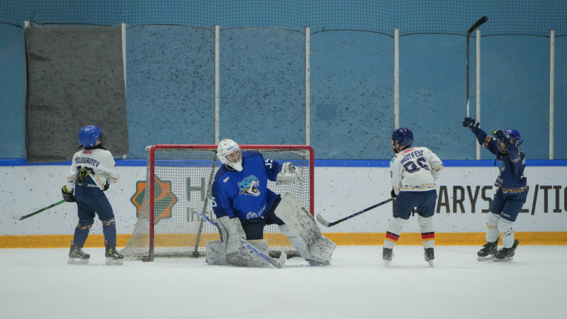 Будущее хоккея: юные таланты встречаются с профессионалами на льду 'Барыс Арены' Астане
